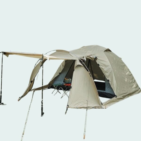 Outdoor Camping Tunnel Tent With Extendable Dome