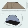 Outdoor Camping Tunnel Tent With Extendable Dome