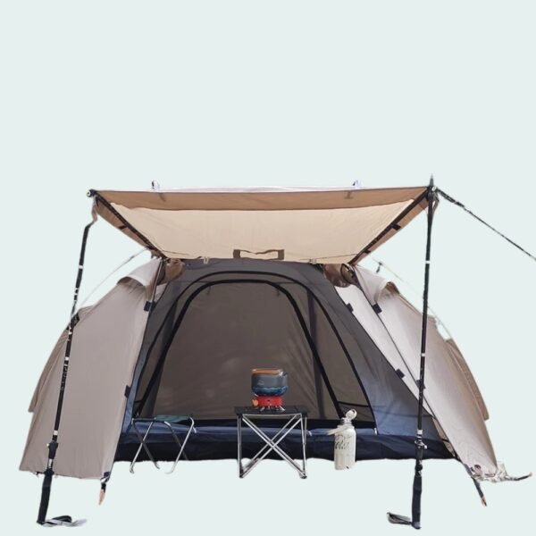 Outdoor Camping Tunnel Tent With Extendable Dome