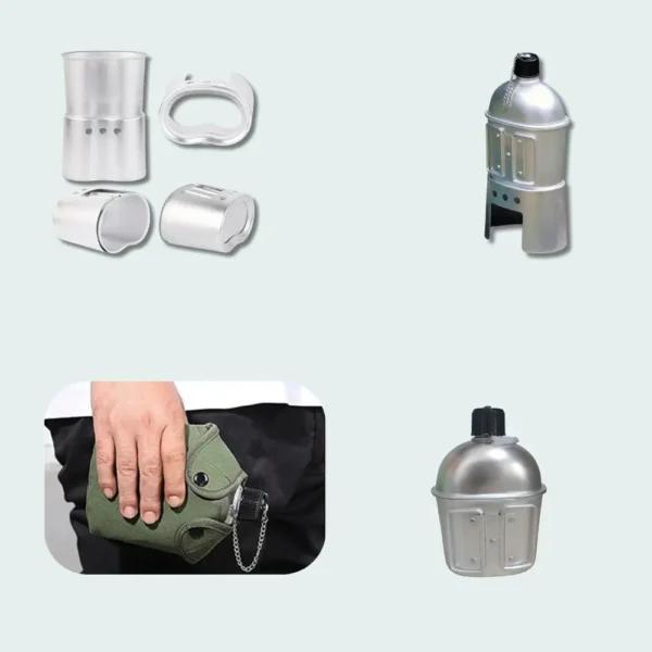 Water Cup Lunch Box Set with Kettle and Waist Cover