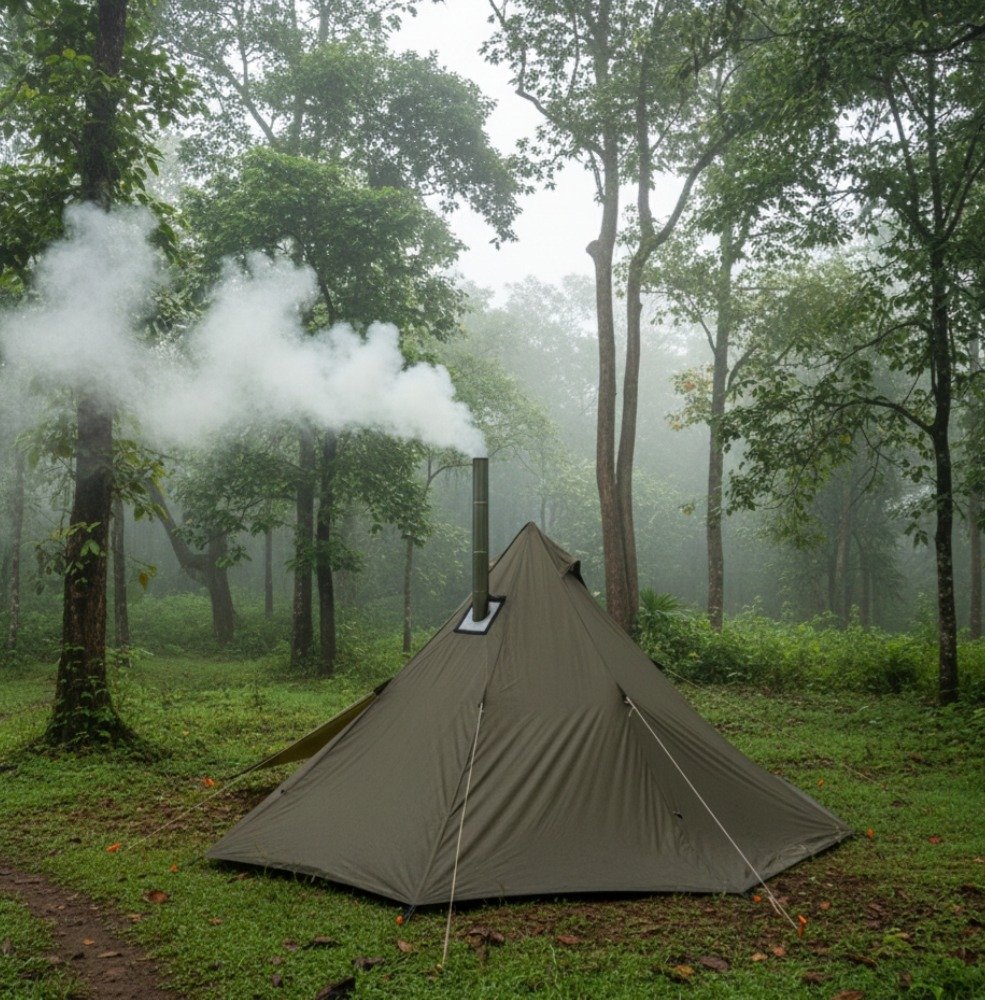 Pyramid outdoor camping tent