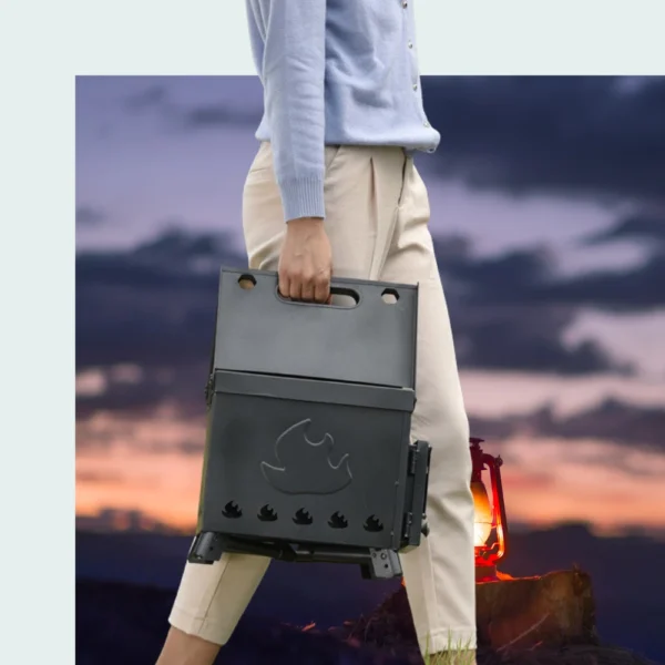 Multipurpose Outdoor BBQ Grill Picnic Portable Firewood Stove